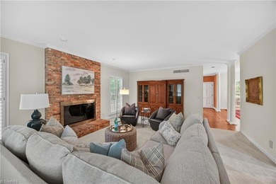 Decompress as this home is nestled on a quiet Cul-de-sac, across on Sedgefield Golf Course in North Carolina - for sale on GolfHomes.com, golf home, golf lot