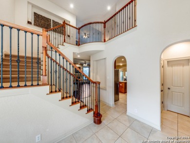 Step into this stunning Mediterranean-style home in the highly on Canyon Springs Golf Club in Texas - for sale on GolfHomes.com, golf home, golf lot