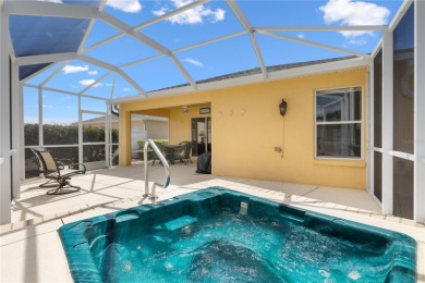 GREAT OUTDOOR SPACE! Step through the leaded glass entry of this on The Links of Spruce Creek in Florida - for sale on GolfHomes.com, golf home, golf lot