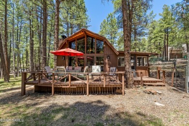 Charming cabin perfect as a secondary home or rental income on Pinewood Country Club in Arizona - for sale on GolfHomes.com, golf home, golf lot