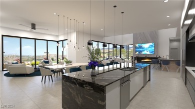 Available for delivery by summer 2025, this incredible custom on Southern Highlands Golf Club in Nevada - for sale on GolfHomes.com, golf home, golf lot