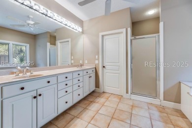 This three bedroom, 2 bathroom home sits on a quiet cul-de-sac on Moss Creek Golf Club in South Carolina - for sale on GolfHomes.com, golf home, golf lot