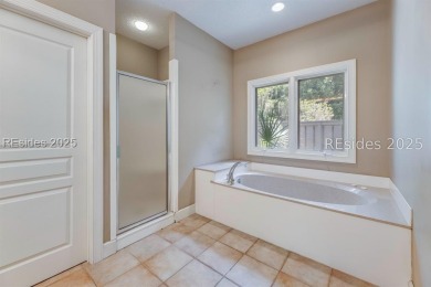 This three bedroom, 2 bathroom home sits on a quiet cul-de-sac on Moss Creek Golf Club in South Carolina - for sale on GolfHomes.com, golf home, golf lot