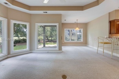 This three bedroom, 2 bathroom home sits on a quiet cul-de-sac on Moss Creek Golf Club in South Carolina - for sale on GolfHomes.com, golf home, golf lot
