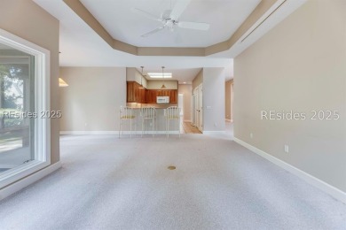 This three bedroom, 2 bathroom home sits on a quiet cul-de-sac on Moss Creek Golf Club in South Carolina - for sale on GolfHomes.com, golf home, golf lot