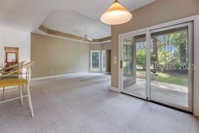 This three bedroom, 2 bathroom home sits on a quiet cul-de-sac on Moss Creek Golf Club in South Carolina - for sale on GolfHomes.com, golf home, golf lot