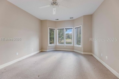 This three bedroom, 2 bathroom home sits on a quiet cul-de-sac on Moss Creek Golf Club in South Carolina - for sale on GolfHomes.com, golf home, golf lot