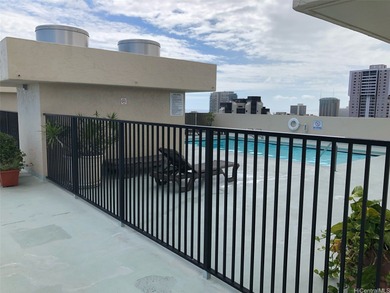 Modern open-plan studio unit featuring a contemporary kitchen on Ala Wai Golf Course in Hawaii - for sale on GolfHomes.com, golf home, golf lot