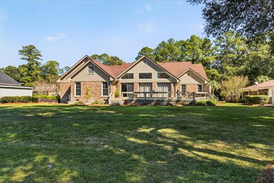 This beautiful brick home is perfectly situated on the scenic on Santee-Cooper Country Club in South Carolina - for sale on GolfHomes.com, golf home, golf lot