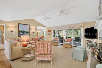 Blending timeless Lowcountry charm with sweeping panoramic views on Sea Pines Golf and Resort  in South Carolina - for sale on GolfHomes.com, golf home, golf lot