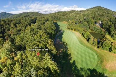 Build your mountain getaway on this almost flat, elevated lot in on Burlingame Country Club in North Carolina - for sale on GolfHomes.com, golf home, golf lot
