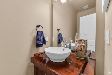 You'll be welcomed into this stunning home with tall ceilings on Glen Eagle Golf Course in Utah - for sale on GolfHomes.com, golf home, golf lot