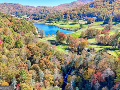 Darling Bavarian style chalet with a great view in the beautiful on Sky Valley Resort and Country Club in Georgia - for sale on GolfHomes.com, golf home, golf lot