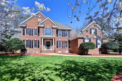 Step into this charming all-brick home nestled on a beautiful on Two Rivers Country Club in Virginia - for sale on GolfHomes.com, golf home, golf lot