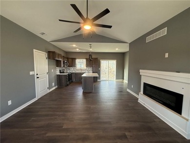 New Construction Lake Cottage in Linn Valley Lakes. Perfect cozy on Linn Valley Lakes - Deer Trace Golf Course in Kansas - for sale on GolfHomes.com, golf home, golf lot