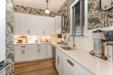 This stunning Braxton floorplan--one of the most sought-after on Hasentree Club in North Carolina - for sale on GolfHomes.com, golf home, golf lot