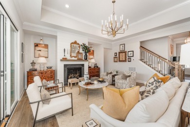 This stunning Braxton floorplan--one of the most sought-after on Hasentree Club in North Carolina - for sale on GolfHomes.com, golf home, golf lot