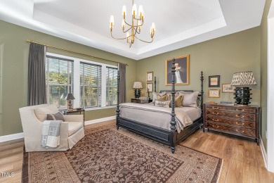 This stunning Braxton floorplan--one of the most sought-after on Hasentree Club in North Carolina - for sale on GolfHomes.com, golf home, golf lot