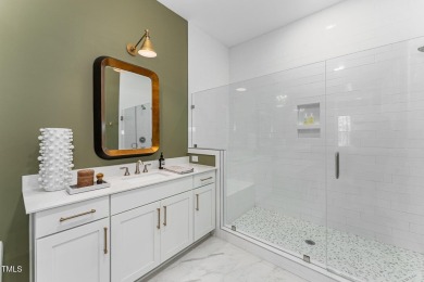 This stunning Braxton floorplan--one of the most sought-after on Hasentree Club in North Carolina - for sale on GolfHomes.com, golf home, golf lot