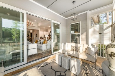 This stunning Braxton floorplan--one of the most sought-after on Hasentree Club in North Carolina - for sale on GolfHomes.com, golf home, golf lot