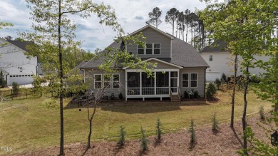 This stunning Braxton floorplan--one of the most sought-after on Hasentree Club in North Carolina - for sale on GolfHomes.com, golf home, golf lot