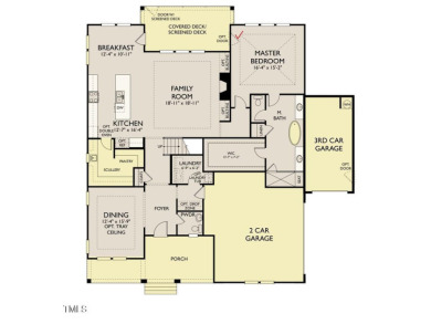 This stunning Braxton floorplan--one of the most sought-after on Hasentree Club in North Carolina - for sale on GolfHomes.com, golf home, golf lot
