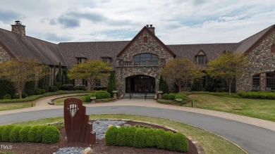 This stunning Braxton floorplan--one of the most sought-after on Hasentree Club in North Carolina - for sale on GolfHomes.com, golf home, golf lot