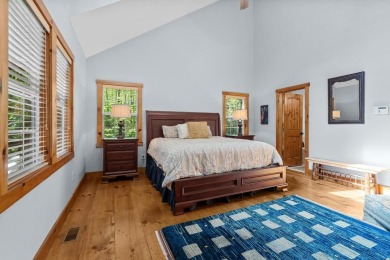 Located in Sapphire Valley, this 3-bedroom, 2.5-bathroom cabin on Sapphire National Golf Club in North Carolina - for sale on GolfHomes.com, golf home, golf lot