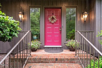 Welcome Home!
This charming ranch-style home sits on the 9th on Carolina Trace Country Club in North Carolina - for sale on GolfHomes.com, golf home, golf lot