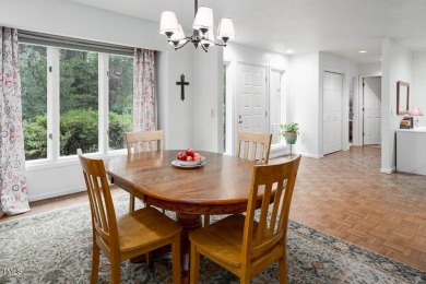 Welcome Home!
This charming ranch-style home sits on the 9th on Carolina Trace Country Club in North Carolina - for sale on GolfHomes.com, golf home, golf lot