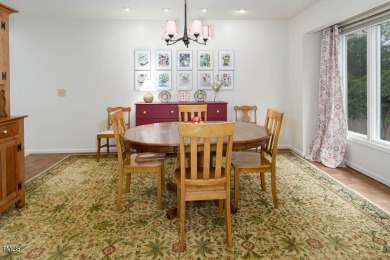 Welcome Home!
This charming ranch-style home sits on the 9th on Carolina Trace Country Club in North Carolina - for sale on GolfHomes.com, golf home, golf lot