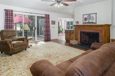 Welcome Home!
This charming ranch-style home sits on the 9th on Carolina Trace Country Club in North Carolina - for sale on GolfHomes.com, golf home, golf lot