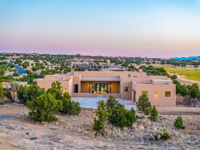 Defining Santa Fe luxury, this brand-new custom estate by on The Club At Las Campanas  in New Mexico - for sale on GolfHomes.com, golf home, golf lot