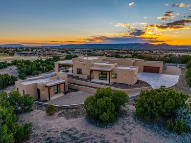Defining Santa Fe luxury, this brand-new custom estate by on The Club At Las Campanas  in New Mexico - for sale on GolfHomes.com, golf home, golf lot