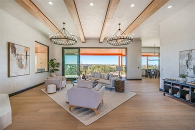 Defining Santa Fe luxury, this brand-new custom estate by on The Club At Las Campanas  in New Mexico - for sale on GolfHomes.com, golf home, golf lot