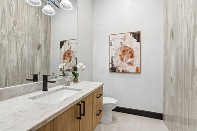 Defining Santa Fe luxury, this brand-new custom estate by on The Club At Las Campanas  in New Mexico - for sale on GolfHomes.com, golf home, golf lot