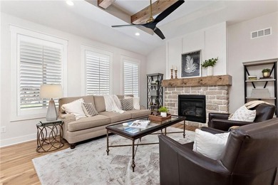 This thoughtfully designed home offers comfortable main-level on Heritage Park Golf Course in Kansas - for sale on GolfHomes.com, golf home, golf lot