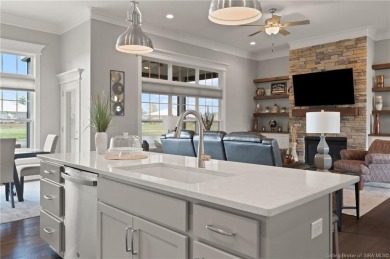 Nestled on a breathtaking 0.43-acre estate lot in the on Champions Pointe Golf Course in Indiana - for sale on GolfHomes.com, golf home, golf lot