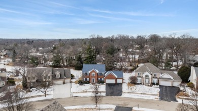 This stunning 4-bedroom, two-story home sits on a scenic on Aldeen Golf Club in Illinois - for sale on GolfHomes.com, golf home, golf lot