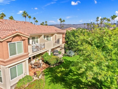 Enjoy fantastic lake, fairway and mountain views from the patio on Palm Royale Country Club in California - for sale on GolfHomes.com, golf home, golf lot