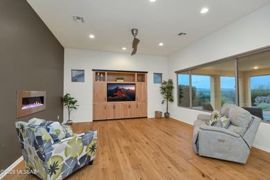 Panoramic desert, golf course + Tortolita Mountain views from on Saddlebrooke Ranch Golf Club in Arizona - for sale on GolfHomes.com, golf home, golf lot