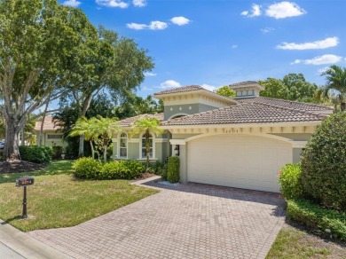 Spectacular 3BR, 3Bath, 2CG West Indies pool home in on Oak Harbor Country Club in Florida - for sale on GolfHomes.com, golf home, golf lot