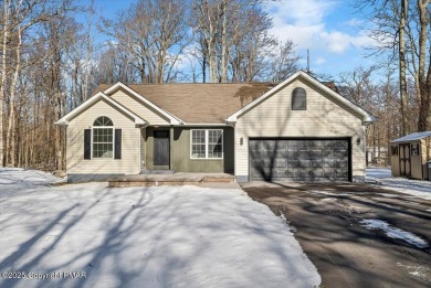 MOVE RIGHT IN to this Stylish Contemporary RANCH! Located in on Pocono Farms Country Club in Pennsylvania - for sale on GolfHomes.com, golf home, golf lot