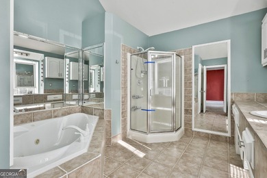 This spacious 5-bedroom, 5-bath home offers 4,405 square feet of on Canongate On White Oak Golf Course in Georgia - for sale on GolfHomes.com, golf home, golf lot