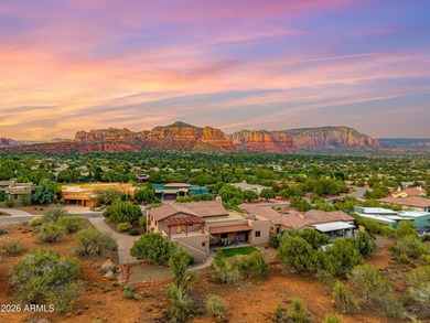 From the moment you arrive, the home unfolds with intention on Sedona Golf Resort in Arizona - for sale on GolfHomes.com, golf home, golf lot