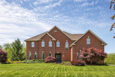 Cul-de-sac is home to custom blt Brick faced Beauty in Cranberry on Cranberry Highlands Golf Course in Pennsylvania - for sale on GolfHomes.com, golf home, golf lot