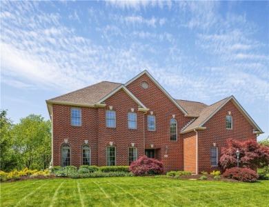 Cul-de-sac is home to custom blt Brick faced Beauty in Cranberry on Cranberry Highlands Golf Course in Pennsylvania - for sale on GolfHomes.com, golf home, golf lot