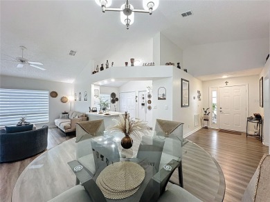 Walk into this modernized Canterbury model located in 55+ gated on Kings Ridge Golf Club in Florida - for sale on GolfHomes.com, golf home, golf lot