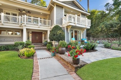 Experience elevated Lowcountry living in this exquisitely on Sea Pines Country Club in South Carolina - for sale on GolfHomes.com, golf home, golf lot