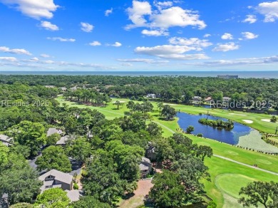 This is the most special St. Andrews Villa end unit to be sold on Palmetto Dunes Golf Course and Resort in South Carolina - for sale on GolfHomes.com, golf home, golf lot
